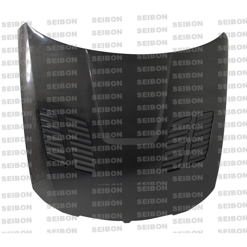 Seibon GTR-Style Carbon Fiber Hood | 2005-2008 BMW 3 Series 4 dr E90 (HD0507BMWE90-GTR)