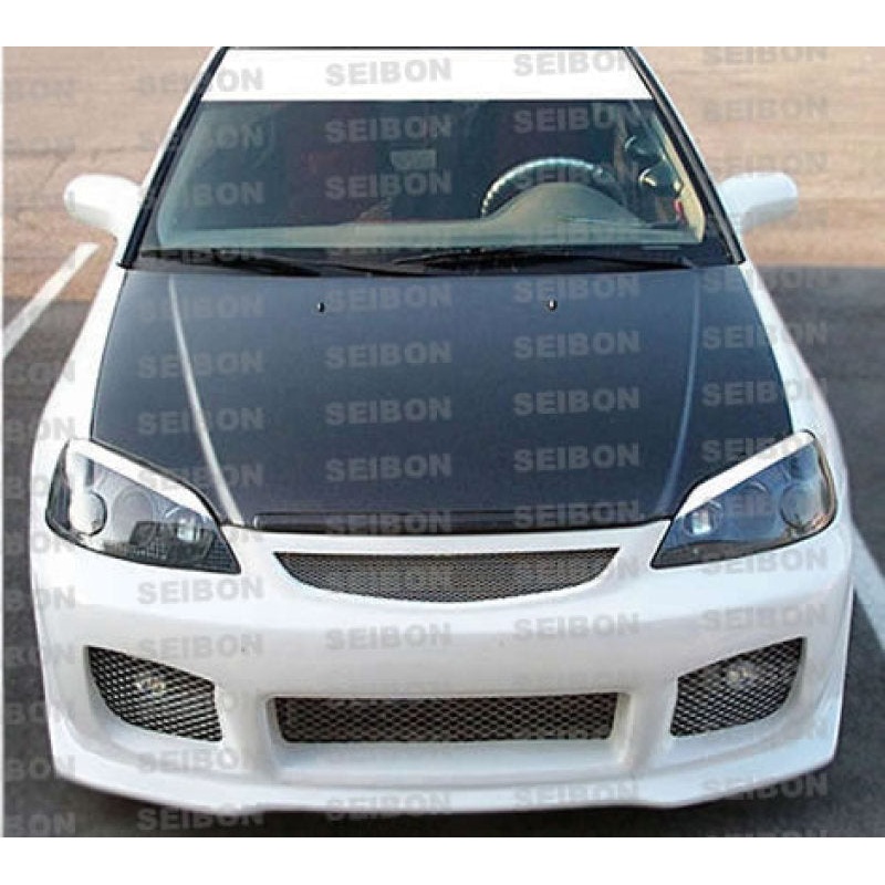 Seibon OEM Carbon Fiber Hood | 2001-2003 Honda Civic (HD0103HDCV-OE)