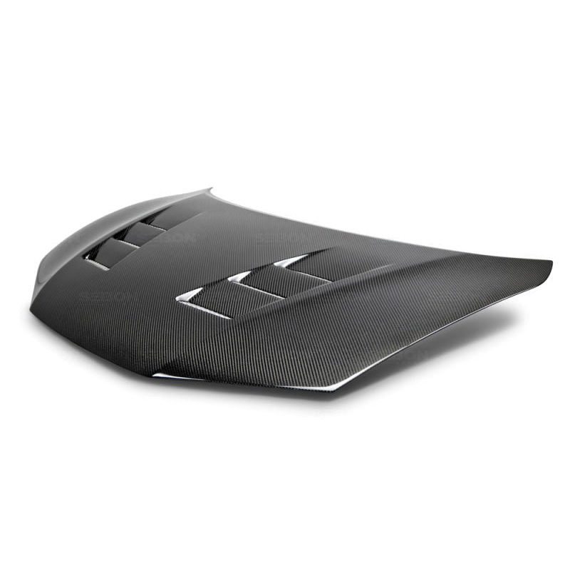 Seibon TS-Style Carbon Fiber Hood | 2014-2015 Honda Civic 2dr (HD14HDCV2D-TS)