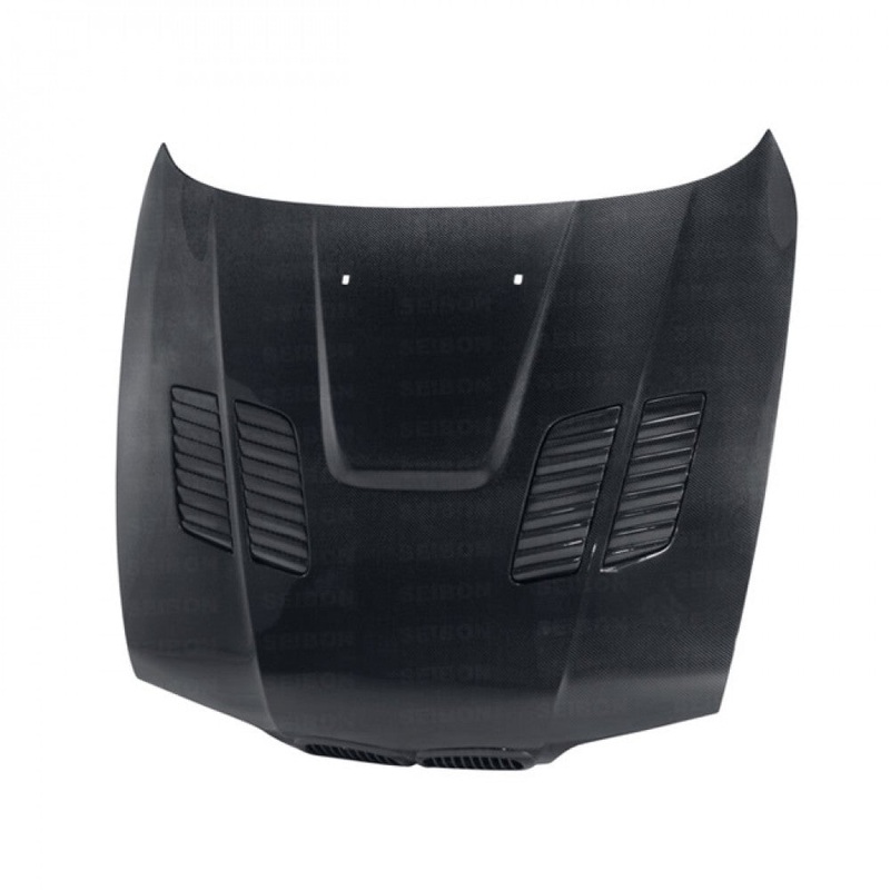 Seibon GTR-Style Carbon Fiber Hood | 1997-2003 BMW 5 Series 4Dr (HD9703BMWE39-GTR)