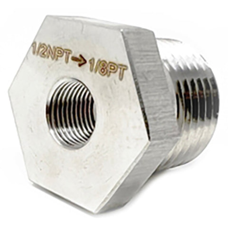 Torque Solution Sensor Adapter Plug: 1/2 NPT to 1/8 PT (TS-SU-734)