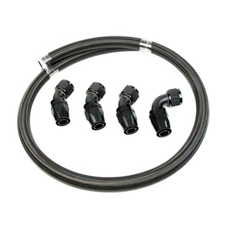 SpeedFactory Racing Tucked Radiator -16 AN Hose and Fitting Kit | 2002-2006 Acura RSX, 2006-2015 Honda Civic Si, and 2010-2014 Acura TSX (SF-06-049)