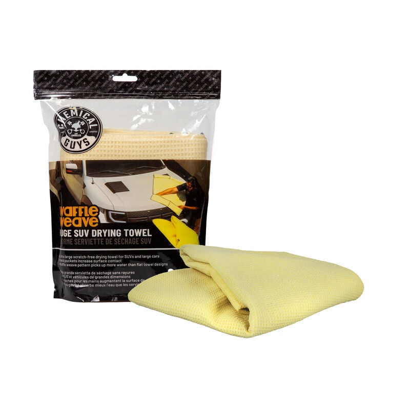 Chemical Guys 35 x 26 Waffle Weave SUV Microfiber Drying Towel | Universal (MIC702)