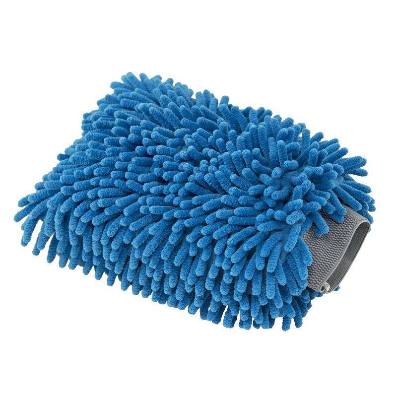 Chemical Guys Chenille Premium Scratch-Free Microfiber Wash Mitt – Blue | Universal (MIC811)