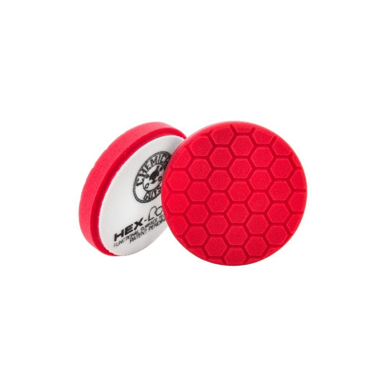 Chemical Guys Self-Centered Hex Logic Perfection Red Finishing Pad for Sealants and Waxes | Universal (BUFX_107HEX)