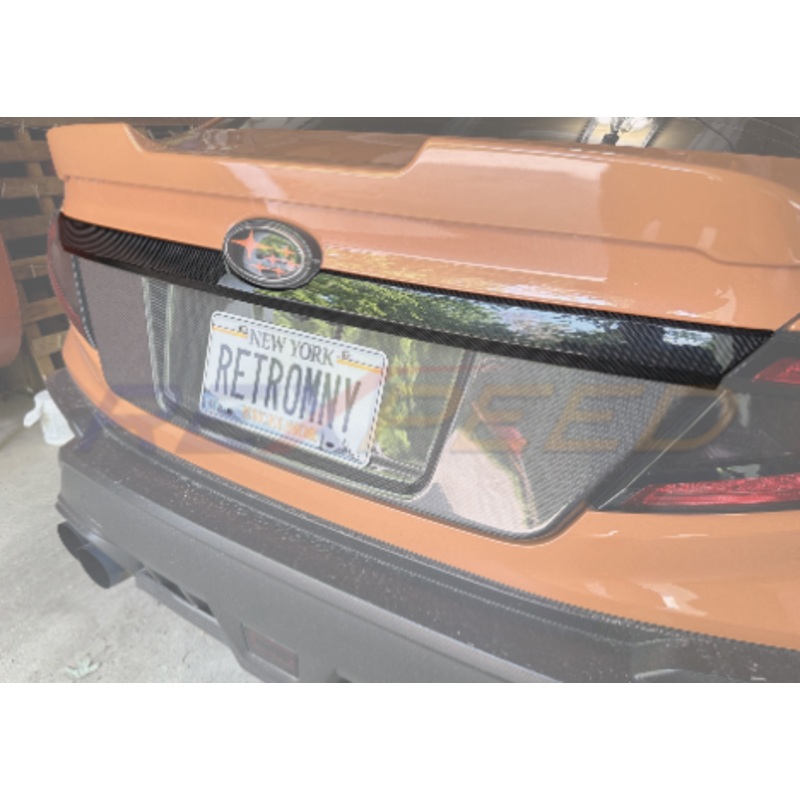 Rexpeed Dry Carbon Trunk Garnish | 2022+ Subaru WRX (G106)