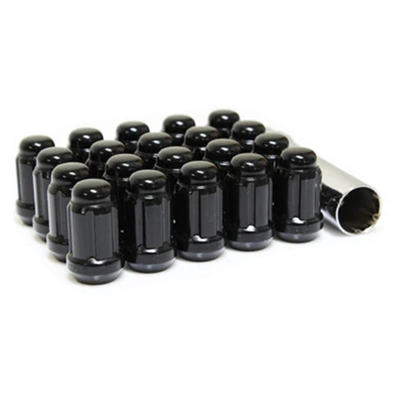 Muteki Tuner Spline M12x1.5 Lug Nuts – Black Close Ended (41886B)