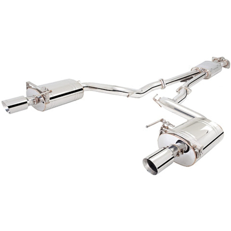 XForce 2.5 Cat Back Exhaust System | 2015-2017 Ford Mustang EcoBoost (ES-FM17-02-CBS)