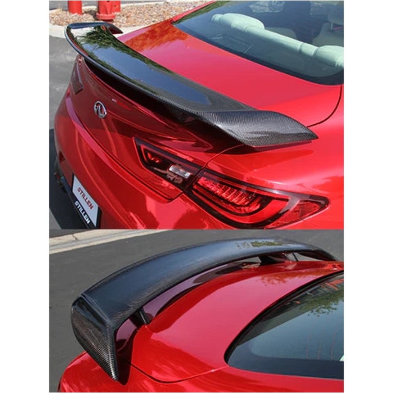 Stillen Carbon Fiber Rear Spoiler | 2017-2022 Infiniti Q60 (CF11239)