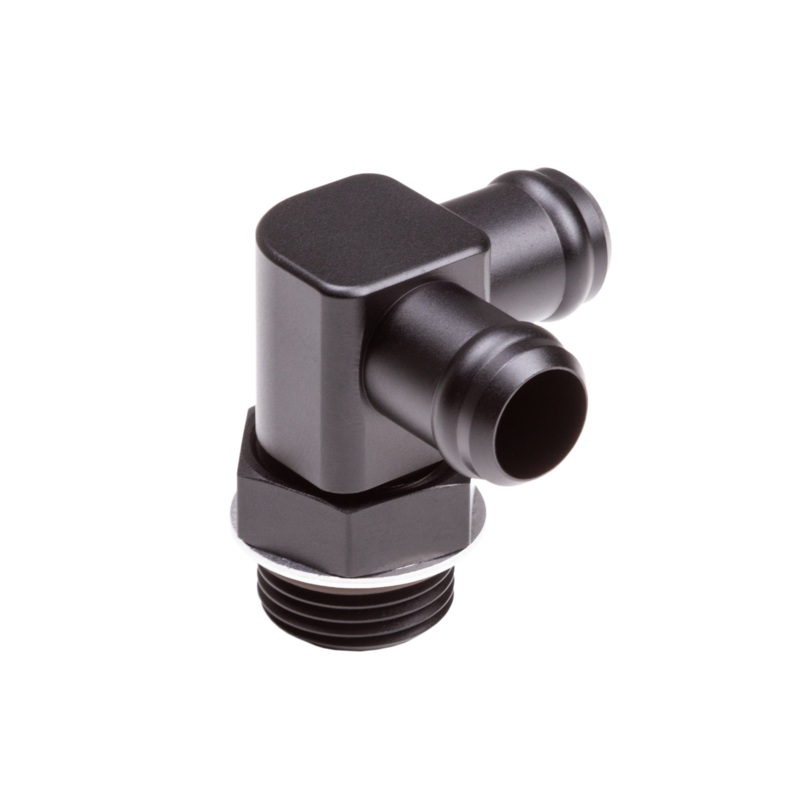 Chase Bays 10AN ORB to 5/8 Hose Barb 90 L Fitting | Universal (CB-10ANBARB-90L/A)