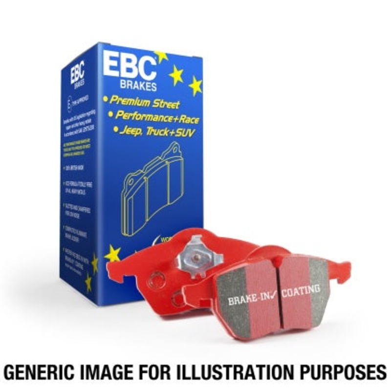 EBC Brakes Ceramic Low Dust Red Stuff Rear Pads | 2016 – 2021 Honda Civic & Civic Type-R (EBCDP32402C)