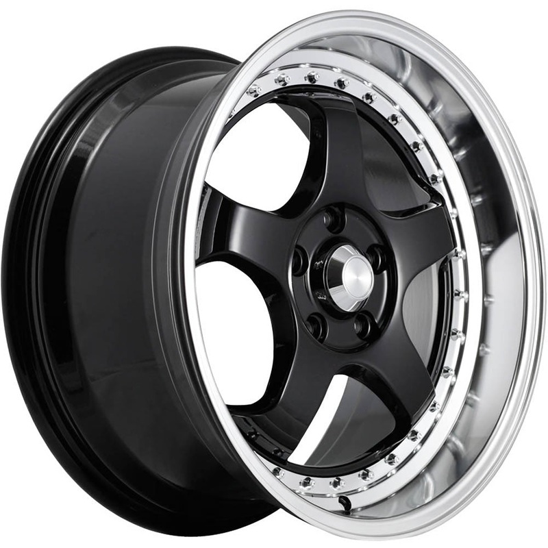 Konig SSM 5×100 Bolt 18 Size Wheels in Gloss Black with a Machined Lip – Return