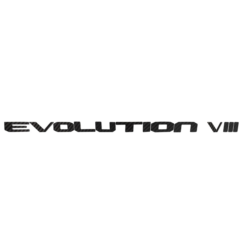 Rexpeed CF Trunk Badge Evo 7-8 | 2001 – 2005 Mitsubishi Evo (R128)