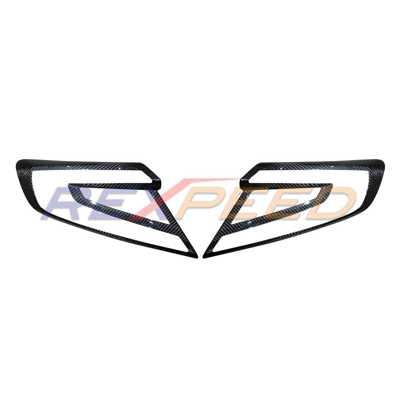 Rexpeed Dry Carbon Fiber Tail Light Covers | 2022+ Subaru WRX (G166)