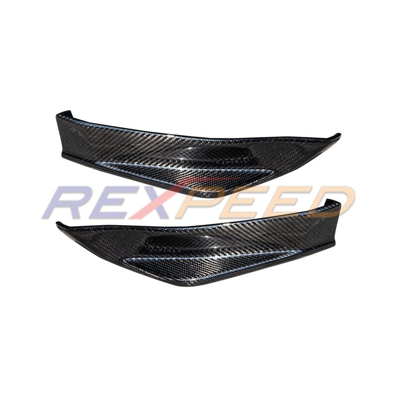 Rexpeed ST-Style Carbon Rear Bumper Extensions | 2013 – 2016 Subaru BRZ & Scion FRS (FR25)