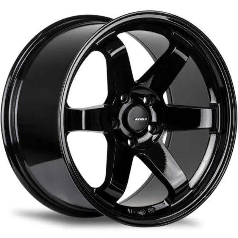 AVID1 AV6 18×9.5 +38 – Black | 5×100 (AV0618955C38GBK)