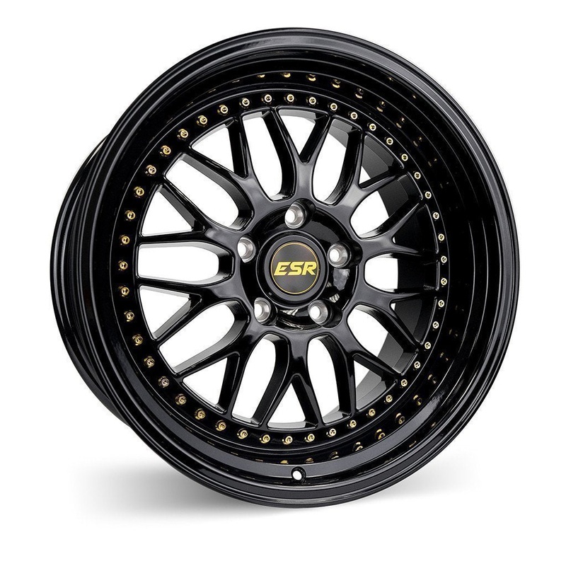 ESR SR01 Gloss Black Wheels 5×120 18