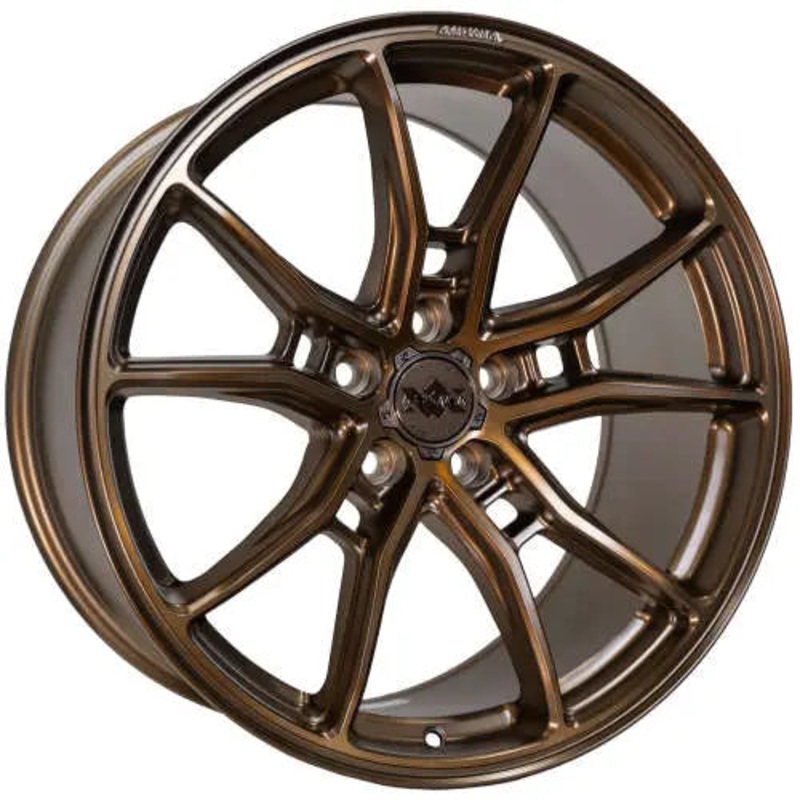 Anovia AN-10 Bronze w/ Bronze Tint Machined Spoke Faces 19×8.5 +35 | 5×112 (ANO0101985511235BZ)