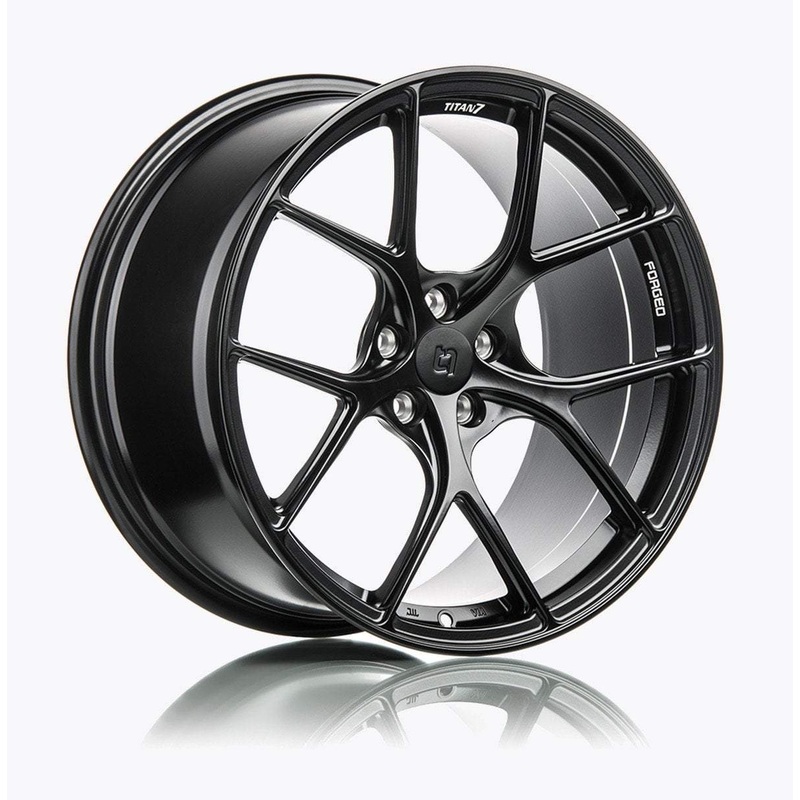 Titan 7 T-S5 Machine Black 18×9 +28mm | 5×114.3 (TS501890028511473MB)